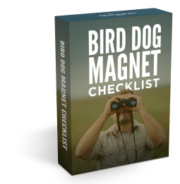 Bird Dog Magnet Checklist